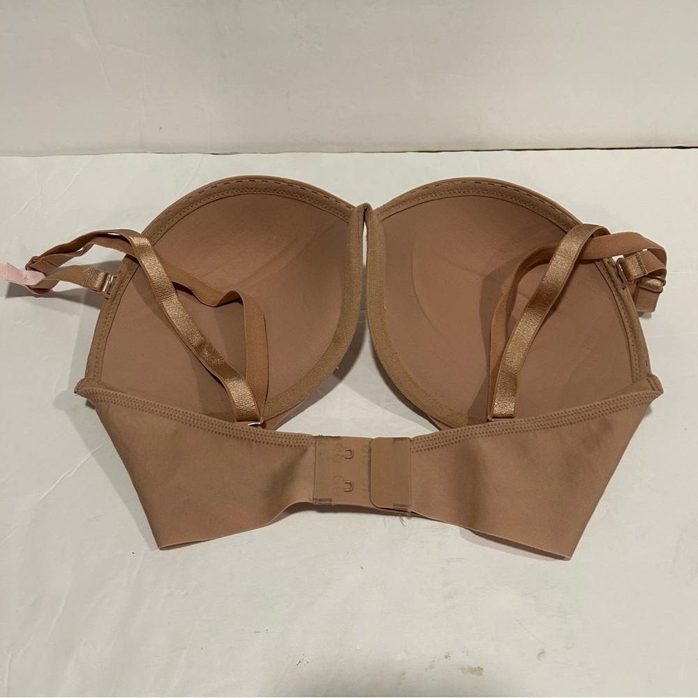 Victoria's Secret Multi-Way Underwire Push Up Strapless Bra 34D Beige - Picture 3 of 11
